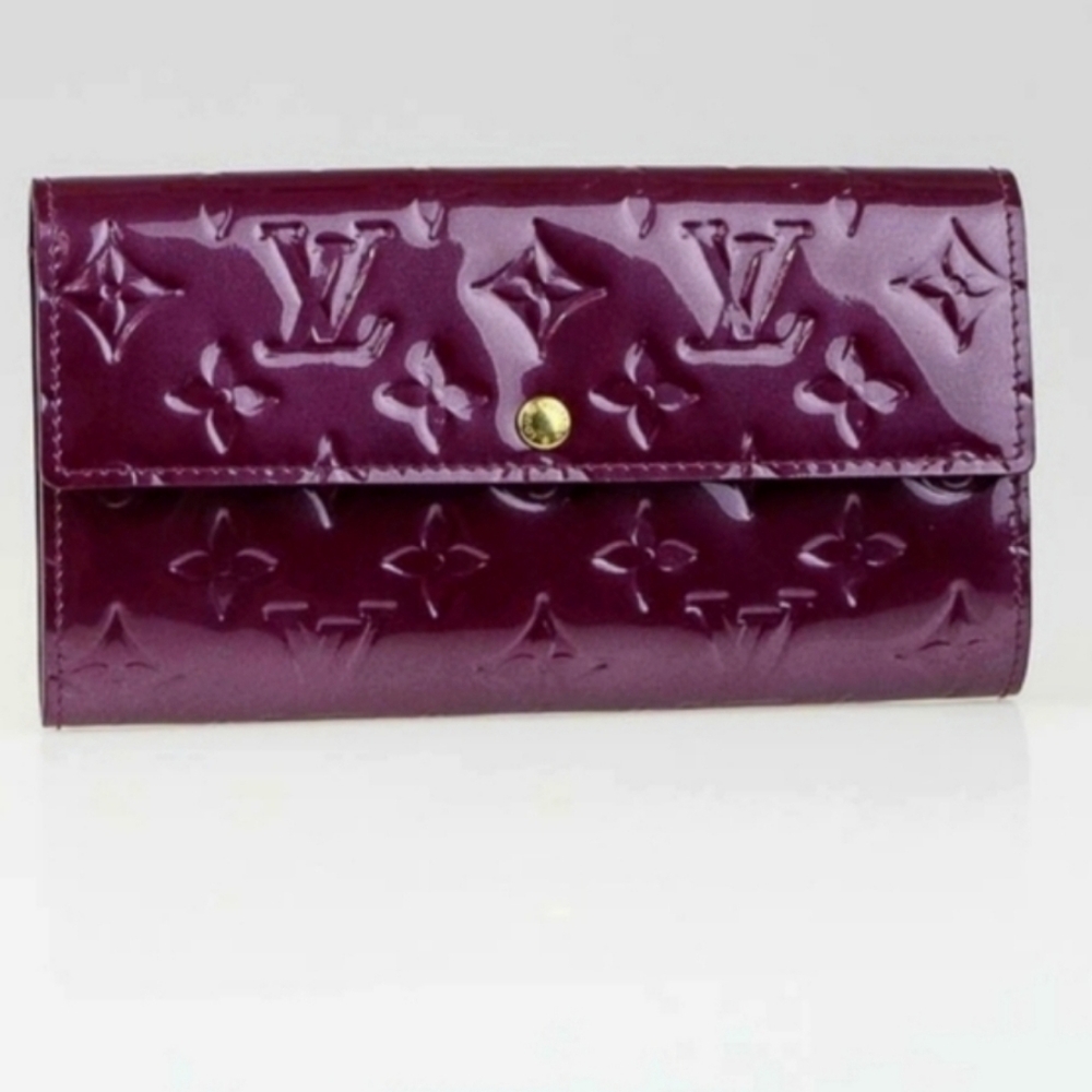 Authentic Louis Vuitton Long Vernis Sarah wallet - Picture 4 of 16
